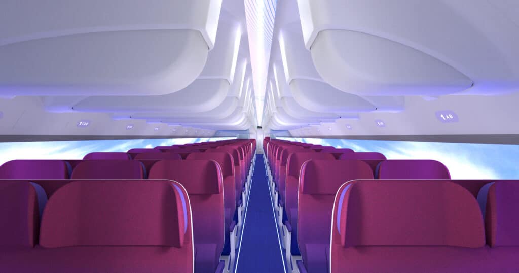  RATIOS, the future of Airplane cabins - cabin full