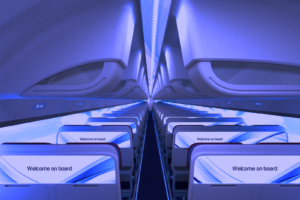 RATIOS, the future of Airplane cabins - corridoio1 crusing