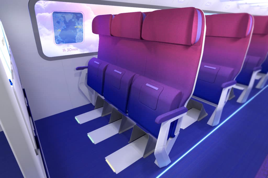 RATIOS, the future of Airplane cabins - seat e vw