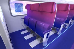 RATIOS, the future of Airplane cabins - seat e vw