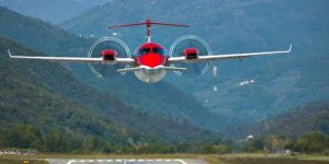 Piaggio Avanti 180 interiors by Delta Interior