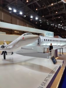 Delta Interior at EBACE 2022 Dassault