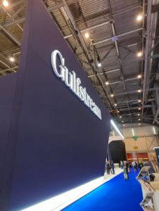 Delta Interior at EBACE 2022 Gulfstream